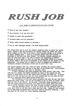 The Spirit of Rush Fanzine - Issue #19 - Page 5