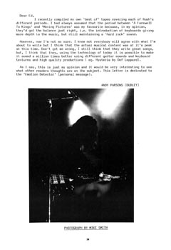 The Spirit of Rush Fanzine - Issue #20 - Page 39