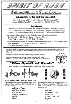 The Spirit of Rush Fanzine - Issue #21 - Page 50