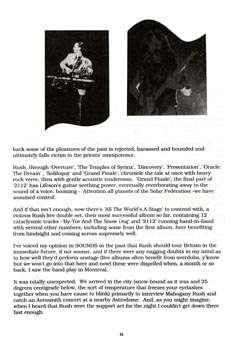 The Spirit of Rush Fanzine - Issue #23 - Page 33