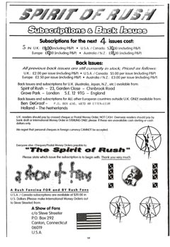 The Spirit of Rush Fanzine - Issue #23 - Page 50