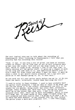 The Spirit of Rush Fanzine - Issue #27 - Page 8