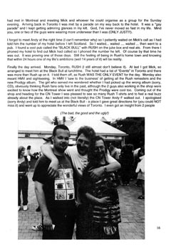 The Spirit of Rush Fanzine - Issue #40 - Page 18