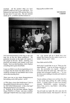 The Spirit of Rush Fanzine - Issue #40 - Page 7