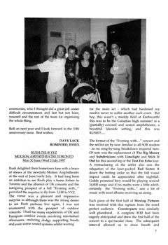 The Spirit of Rush Fanzine - Issue #40 - Page 9