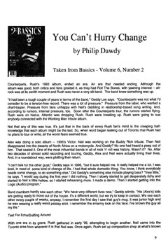 The Spirit of Rush Fanzine - Issue #41 - Page 11