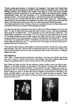 The Spirit of Rush Fanzine - Issue #46 - Page 22