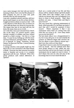 The Spirit of Rush Fanzine - Issue #49 - Page 11