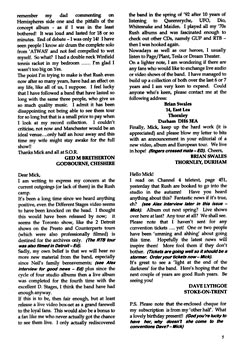 The Spirit of Rush Fanzine - Issue #51 - Page 5