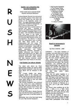 The Spirit of Rush Fanzine - Issue #54 - Page 3