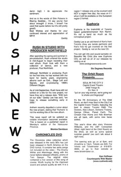 The Spirit of Rush Fanzine - Issue #59 - Page 4