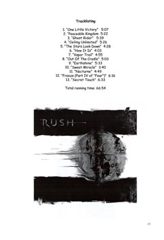 The Spirit of Rush Fanzine - Issue #61 - Page 13