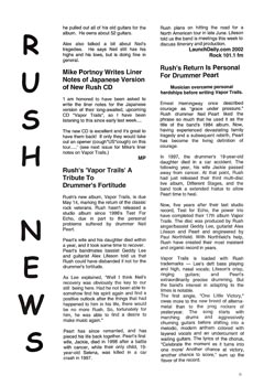 The Spirit of Rush Fanzine - Issue #61 - Page 6