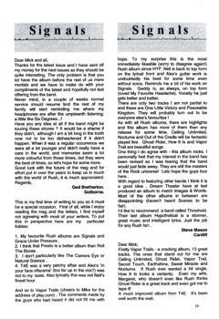 The Spirit of Rush Fanzine - Issue #62 - Page 19