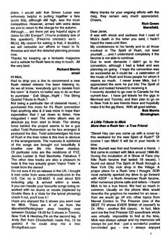 The Spirit of Rush Fanzine - Issue #63 - Page 5