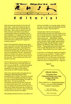 The Spirit of Rush Fanzine - Index Issue - Page 2