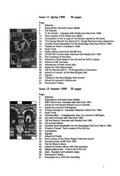 The Spirit of Rush Fanzine - Index Issue - Page 7