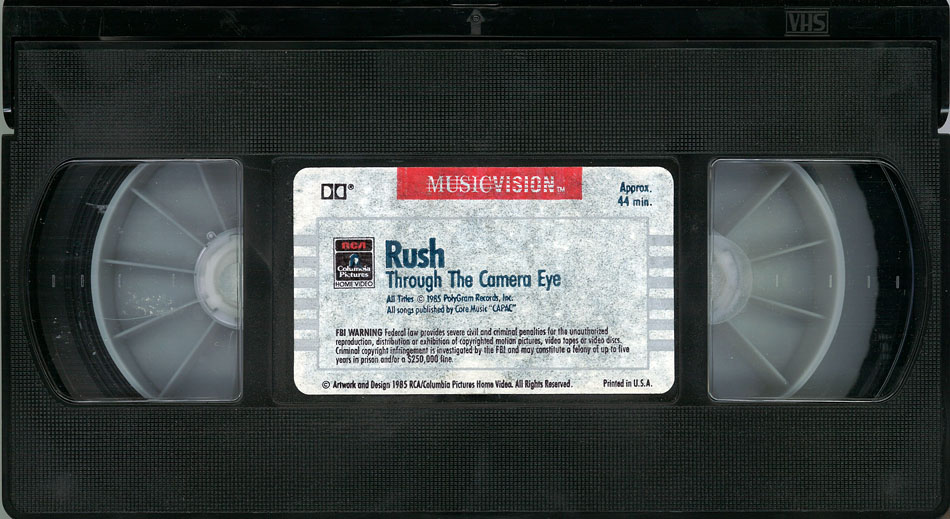 Rush: Through the Camera Eye