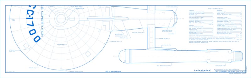Franz Joseph Booklet of General Plans: U.S.S. Constitution Class REMASTERED