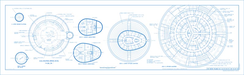Franz Joseph Booklet of General Plans: U.S.S. Constitution Class REMASTERED