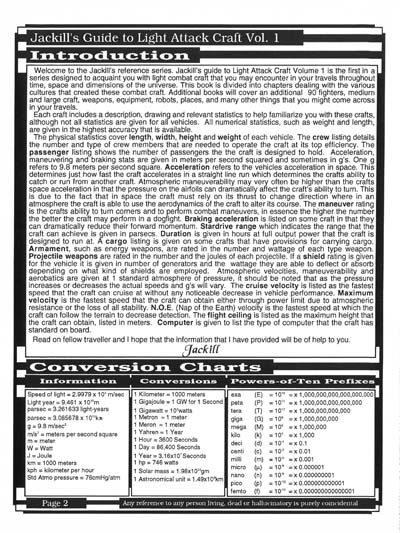 Jackill's Guide to Light Attack Craft, Volume 1 - Page 2
