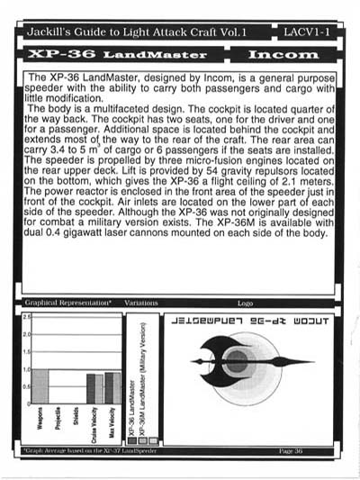 Jackill's Guide to Light Attack Craft, Volume 1 - Page 36