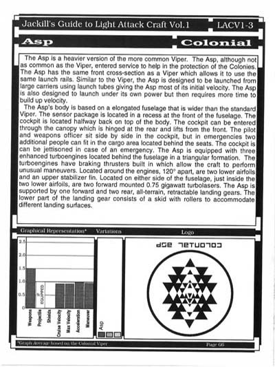 Jackill's Guide to Light Attack Craft, Volume 1 - Page 66