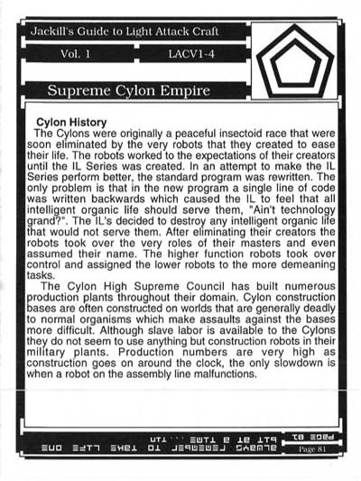 Jackill's Guide to Light Attack Craft, Volume 1 - Page 81