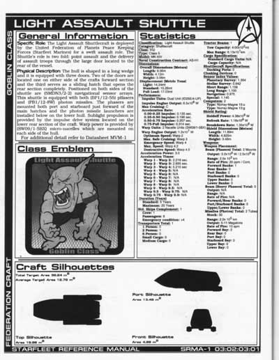 Jackill's Starfleet Reference Manual - Ships of the Fleet, Volume 1 - Page 20
