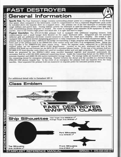 Jackill's Starfleet Reference Manual - Ships of the Fleet, Volume 1 - Page 54