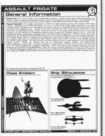 Jackill's Starfleet Reference Manual - Ships of the Fleet, Volume 1 - Page 106
