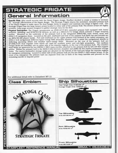 Jackill's Starfleet Reference Manual - Ships of the Fleet, Volume 1 - Page 126
