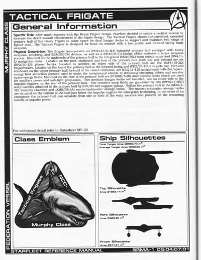 Jackill's Starfleet Reference Manual - Ships of the Fleet, Volume 1 - Page 130