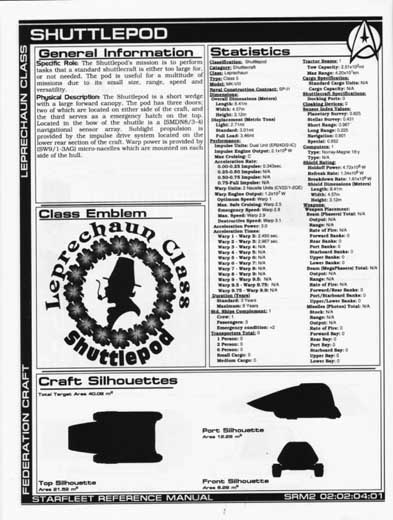 Jackill's Starfleet Reference Manual - Ships of the Fleet, Volume 2 - Page 12