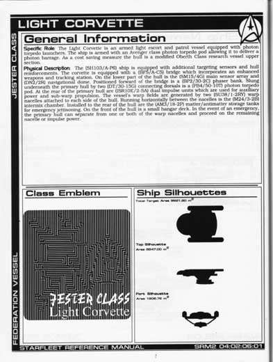 Jackill's Starfleet Reference Manual - Ships of the Fleet, Volume 2 - Page 64