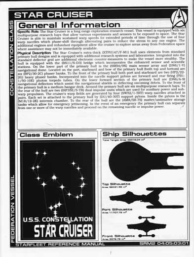 Jackill's Starfleet Reference Manual - Ships of the Fleet, Volume 2 - Page 108