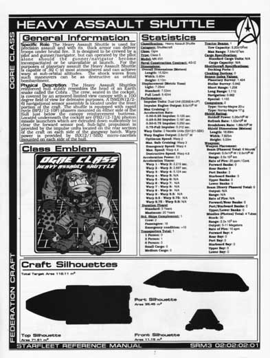 Jackill's Starfleet Reference Manual - Ships of the Fleet, Volume 3 - Page 9