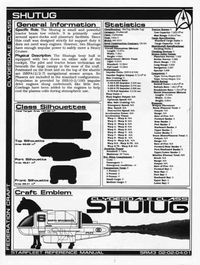 Jackill's Starfleet Reference Manual - Ships of the Fleet, Volume 3 - Page 13