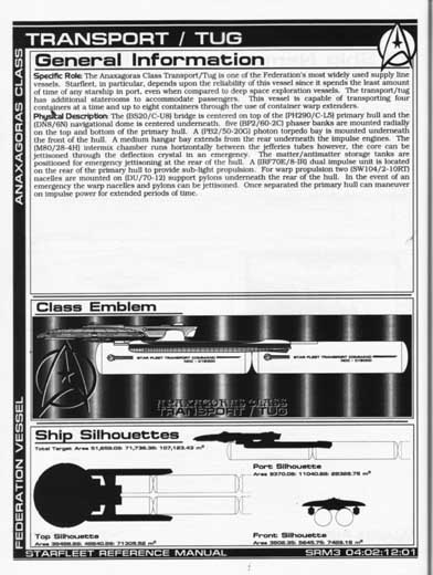 Jackill's Starfleet Reference Manual - Ships of the Fleet, Volume 3 - Page 79