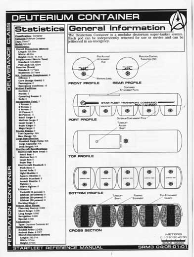 Jackill's Starfleet Reference Manual - Ships of the Fleet, Volume 3 - Page 129