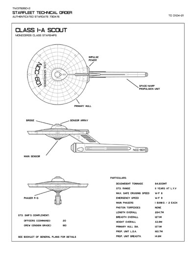 Star Trek Blueprints: Starfleet Ships of the Star Fleet Technical Manual