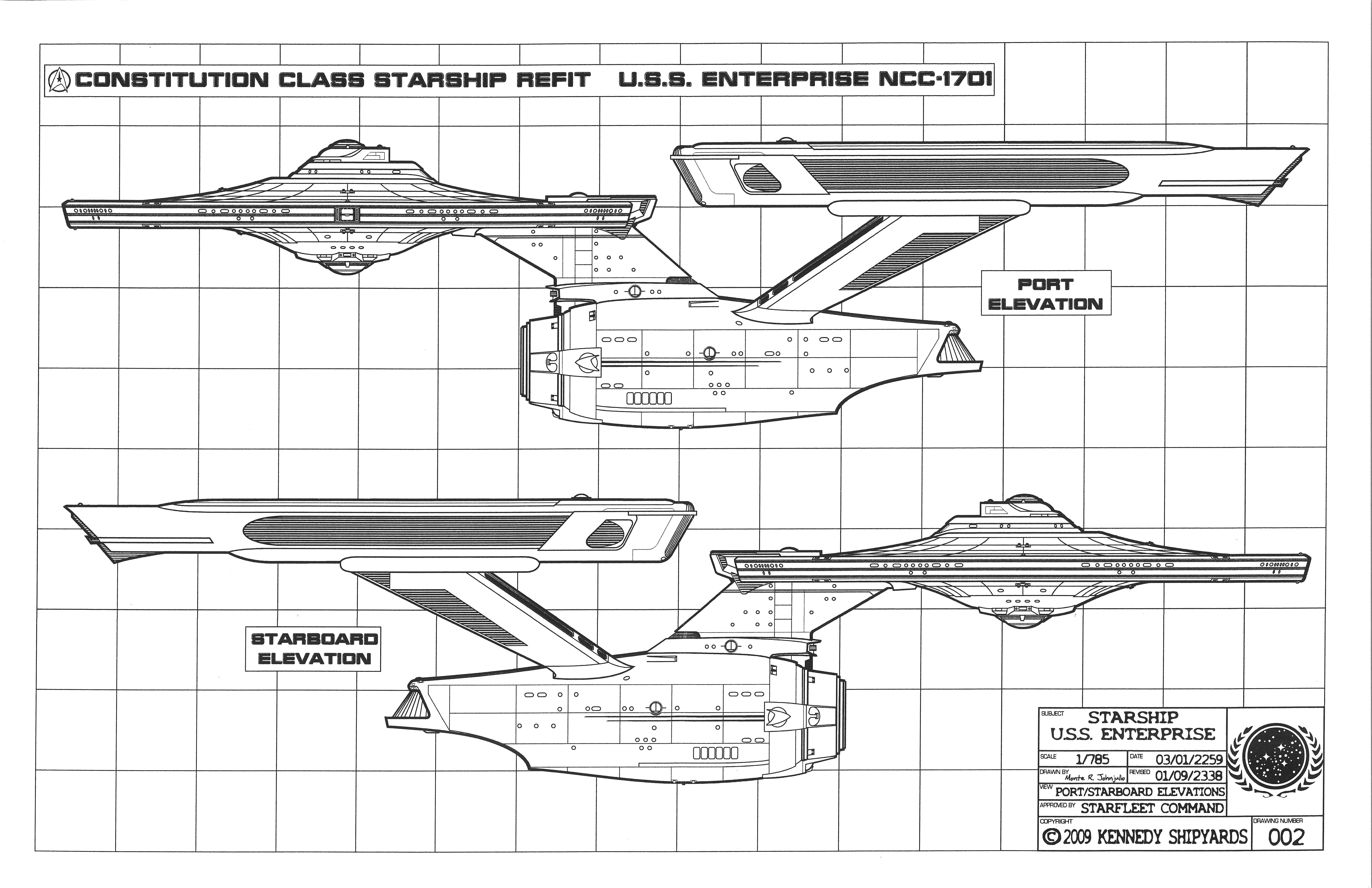 Enterprise Ncc 1701 Schematics