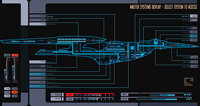 Star Trek Starship Cutaways by Rusted Gear Art