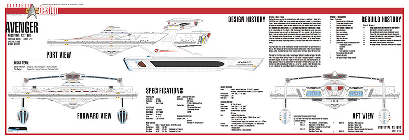 Avenger Class NX-1860 Starship Prototype - External Blueprints & Internal Deck Plans by Strategic Design - Page 17