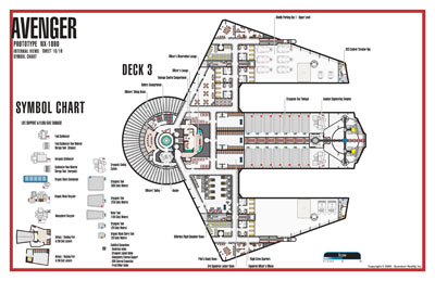 Avenger Class NX-1860 Starship Prototype - External Blueprints & Internal Deck Plans by Strategic Design - Page 10
