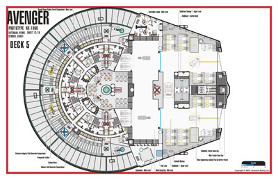 Avenger Class NX-1860 Starship Prototype - External Blueprints & Internal Deck Plans by Strategic Design - Page 12