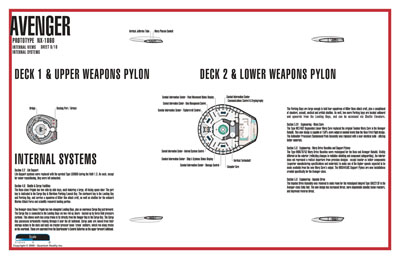 Avenger Class NX-1860 Starship Prototype - External Blueprints & Internal Deck Plans by Strategic Design - Page 9
