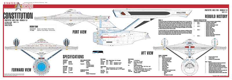 Constitution Class Rebuild NC-1700 Starship Prototype - External Blueprints & Internal Deck Plans by Strategic Design - Page 15