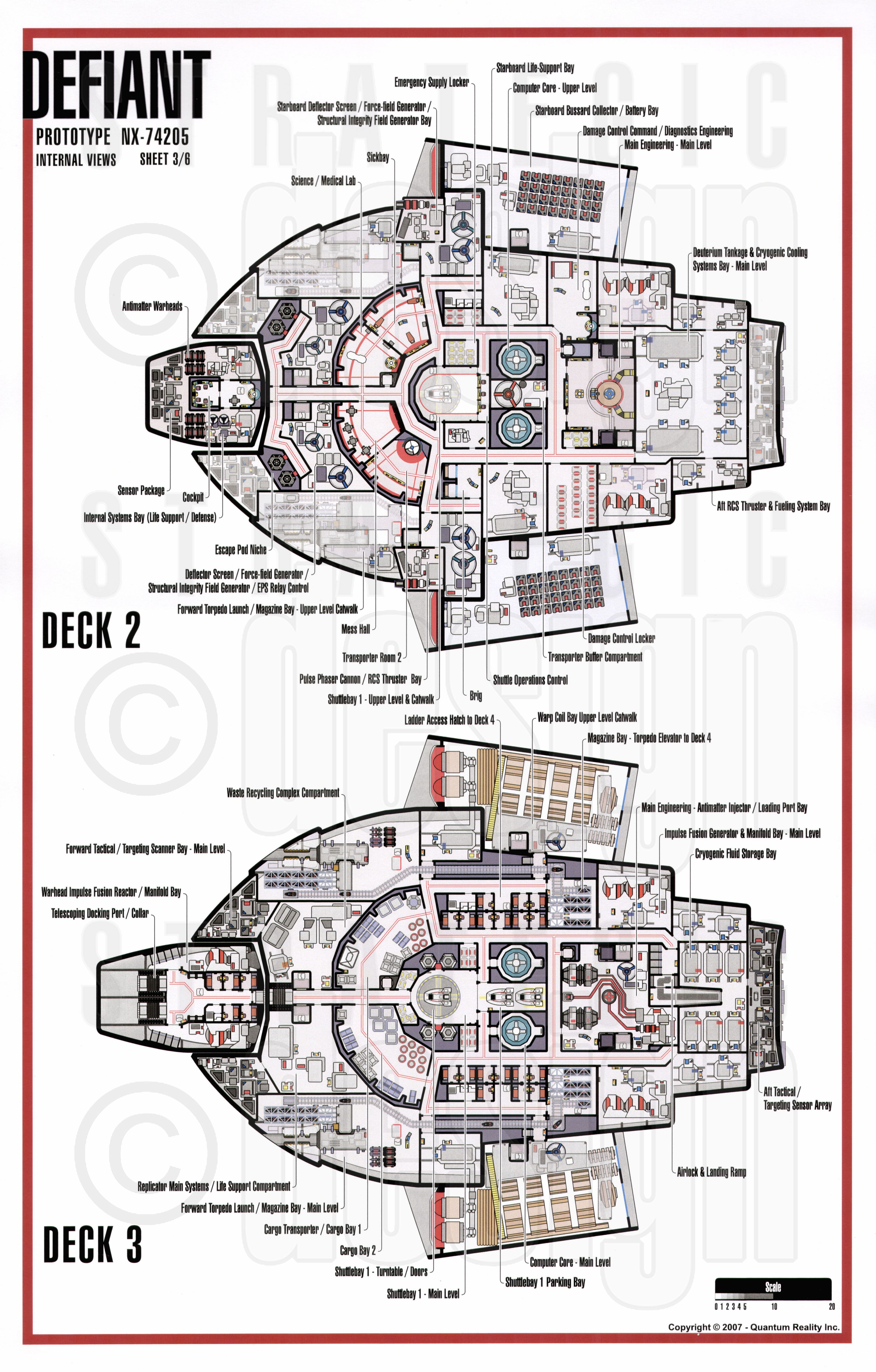 Uss Defiant Deck Plan Schematics Ussdefiant Startrek Star Trek | My XXX ...