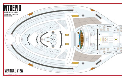 Intrepid Class Rebuild NX-74600 Starship Prototype - External Blueprints & Internal Deck Plans by Strategic Design - Page 5
